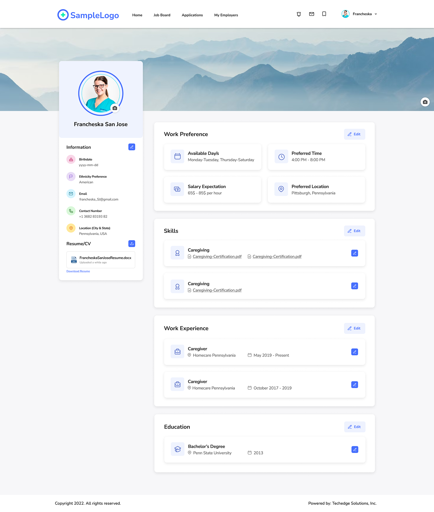 Healthcare Workforce Matchmaking App screenshot 4