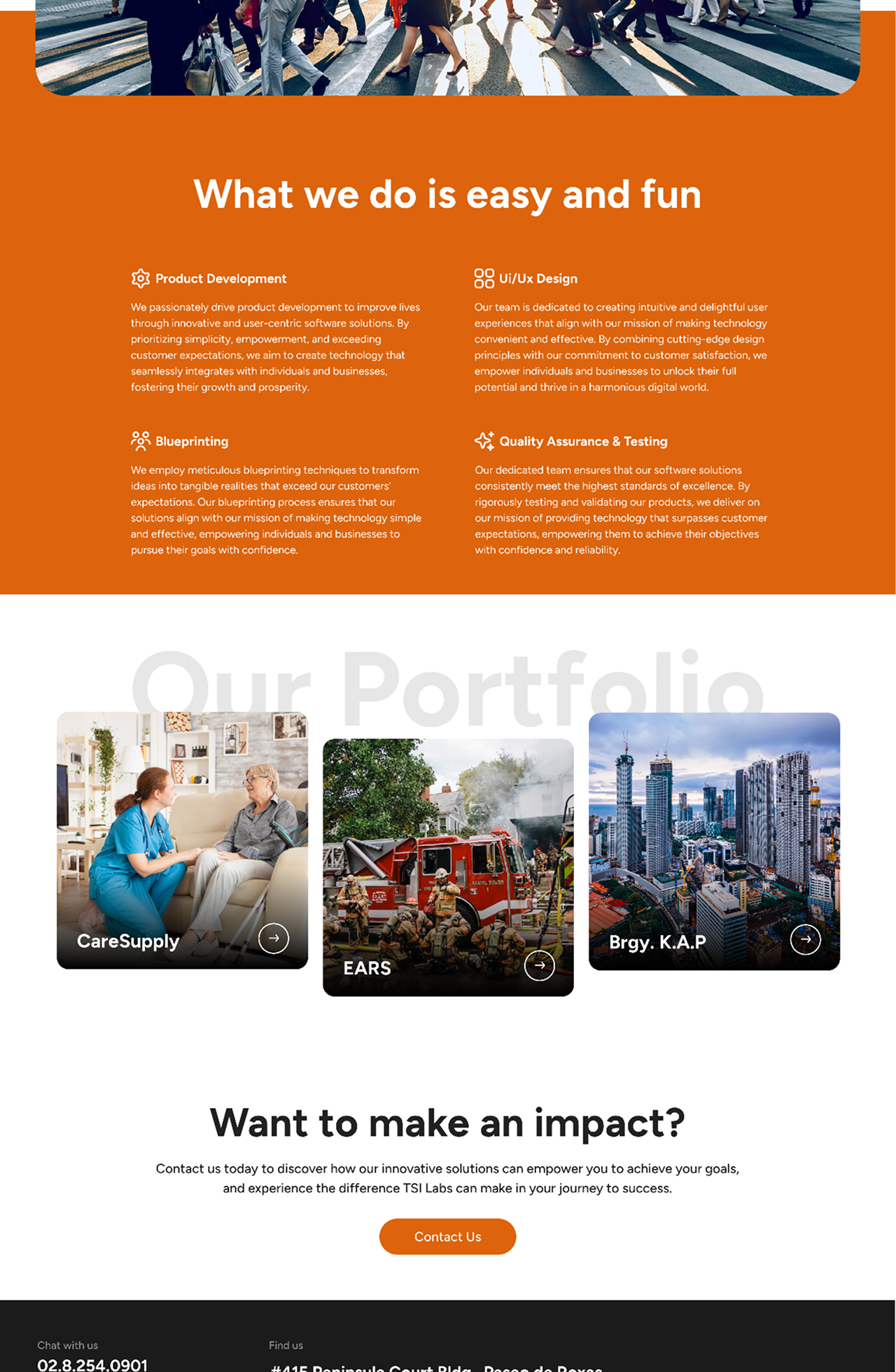 IT Company Site screenshot 2